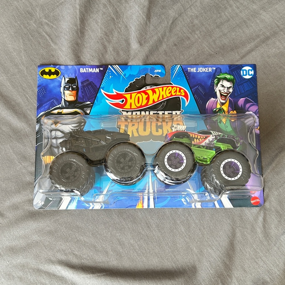 Hot Wheels Batman vs. Joker Monster Truck Set